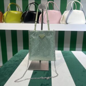 Prada Satin handbag with crystals