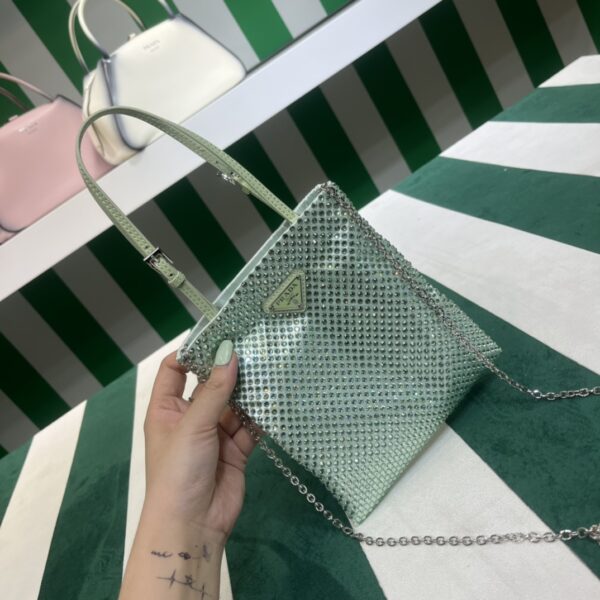 Prada Satin handbag with crystals