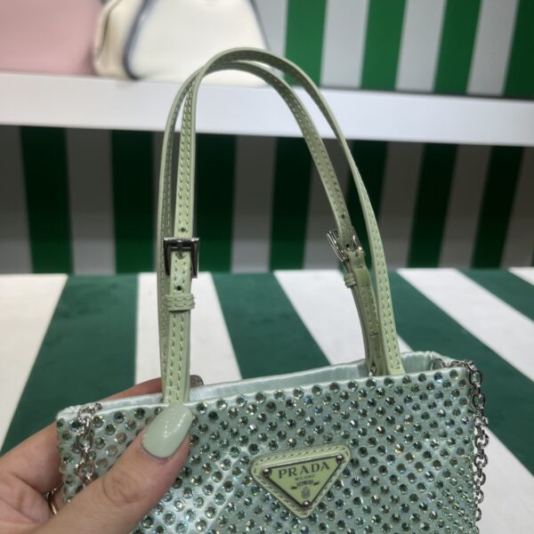 Prada Satin handbag with crystals