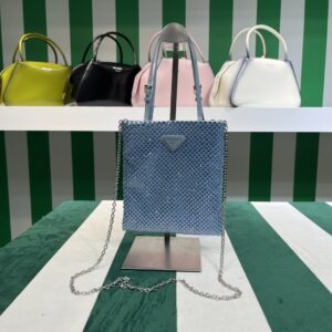 Prada Satin handbag with crystals