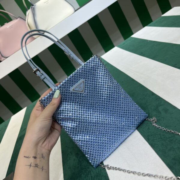 Prada Satin handbag with crystals