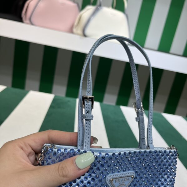 Prada Satin handbag with crystals