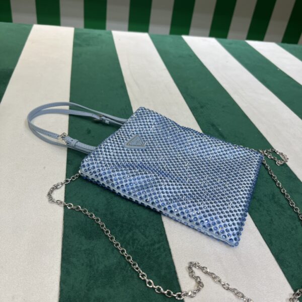 Prada Satin handbag with crystals