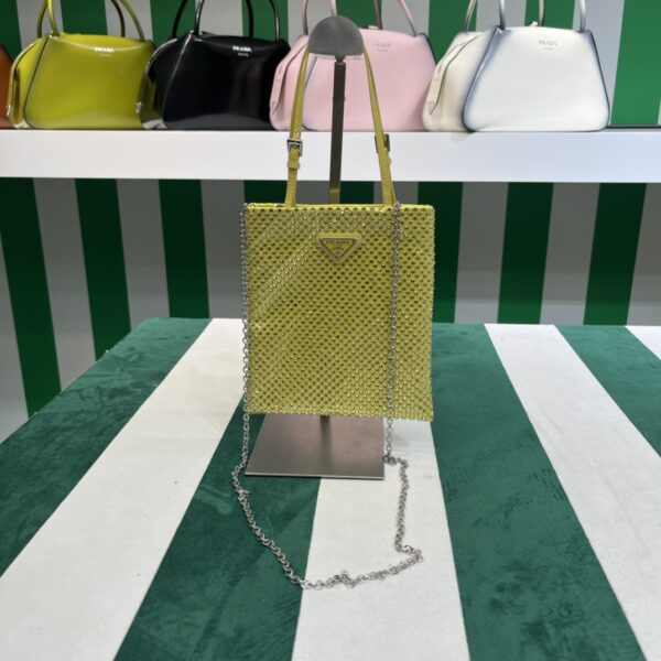 Prada Satin handbag with crystals