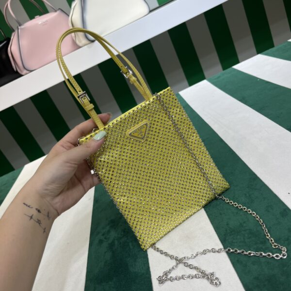 Prada Satin handbag with crystals
