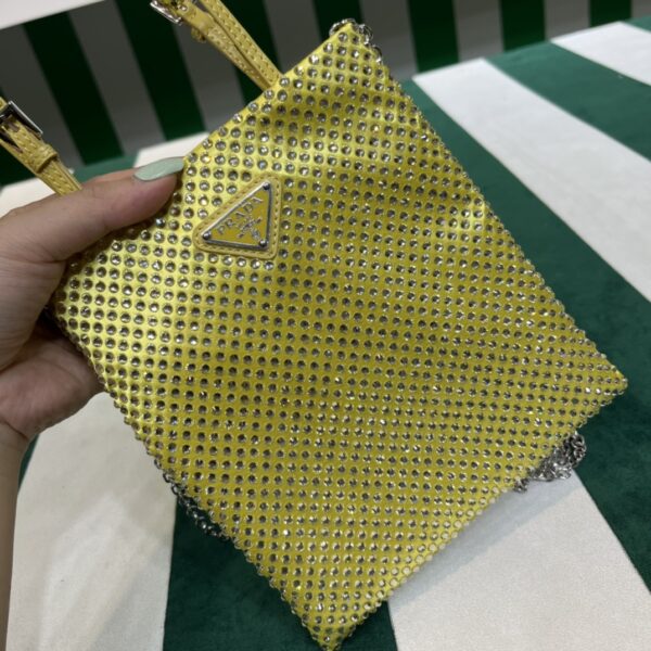 Prada Satin handbag with crystals