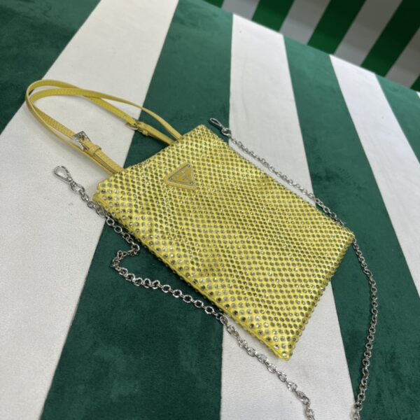 Prada Satin handbag with crystals