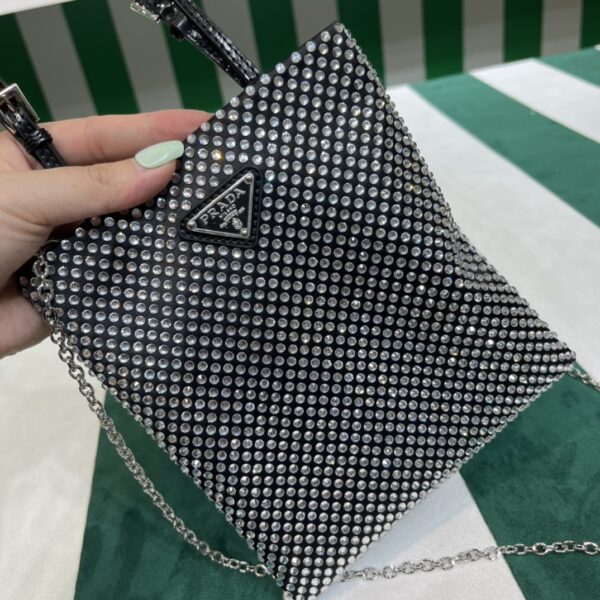 Prada Satin handbag with crystals