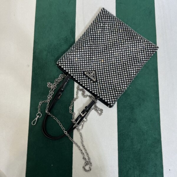 Prada Satin handbag with crystals