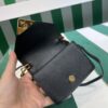 Prada Saffiano leather card holder with shoulder strap