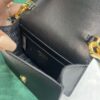 Prada Saffiano leather card holder with shoulder strap