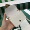 Prada Saffiano leather card holder with shoulder strap