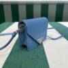 Prada Saffiano leather card holder with shoulder strap