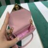 Prada Saffiano leather card holder with shoulder strap