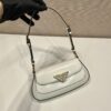 Prada Brushed leather shoulder bag