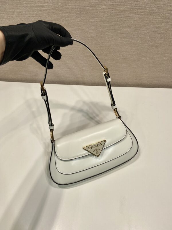 Prada Brushed leather shoulder bag