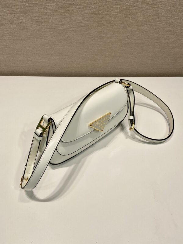 Prada Brushed leather shoulder bag