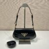Prada Brushed leather shoulder bag