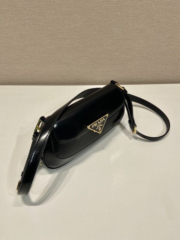 Prada Brushed leather shoulder bag