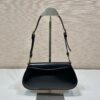 Prada Brushed leather shoulder bag