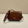 Prada Brushed leather mini-bag with shoulder strap