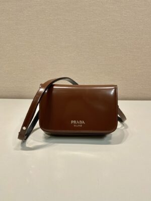 Prada Brushed leather mini-bag with shoulder strap