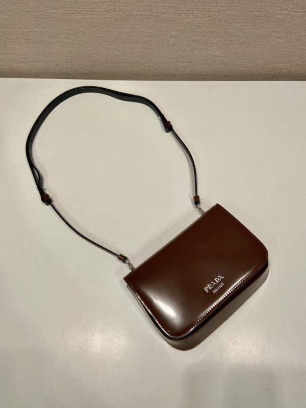 Prada Brushed leather mini-bag with shoulder strap