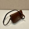 Prada Brushed leather mini-bag with shoulder strap