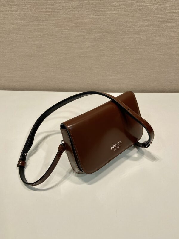 Prada Brushed leather mini-bag with shoulder strap