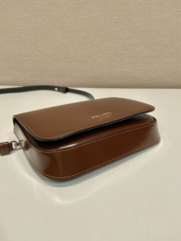Prada Brushed leather mini-bag with shoulder strap
