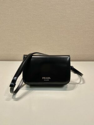 Prada Brushed leather mini-bag with shoulder strap
