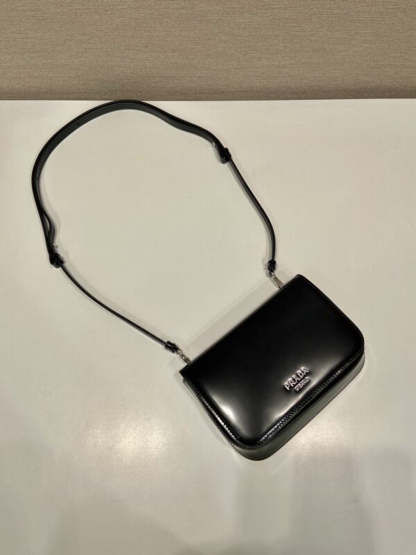 Prada Brushed leather mini-bag with shoulder strap