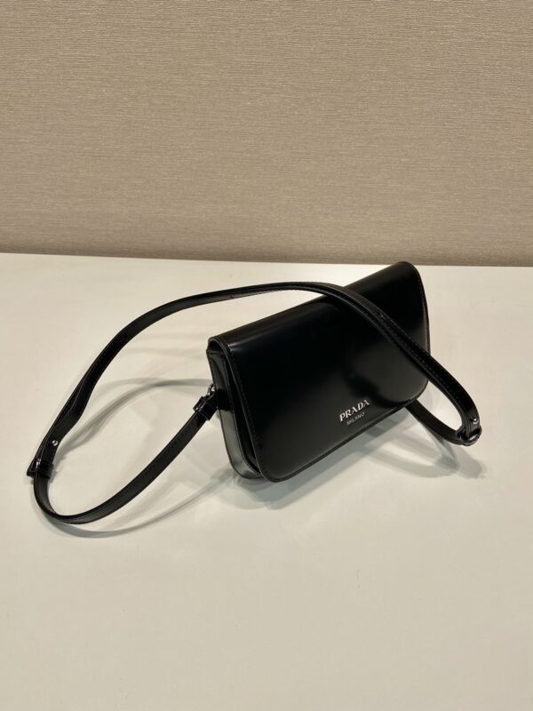 Prada Brushed leather mini-bag with shoulder strap