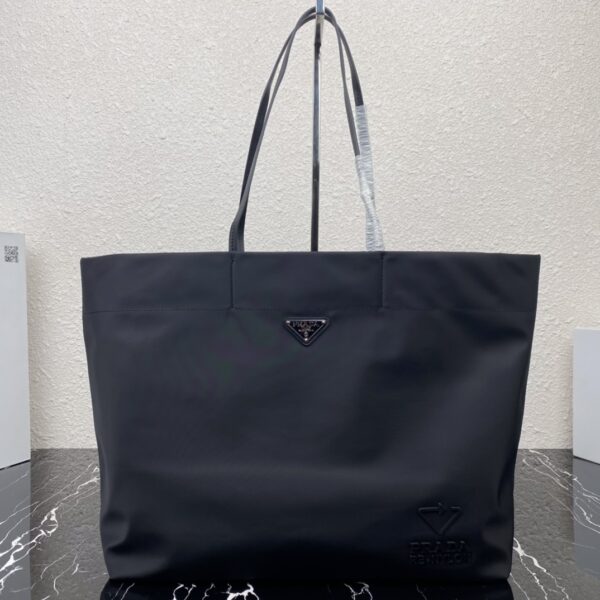 Prada Re-nylon And Saffiano Leather Tote Bag