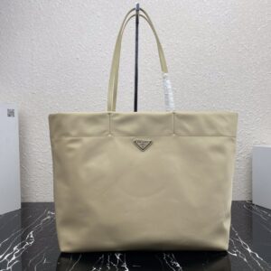 Prada Re-nylon And Saffiano Leather Tote Bag