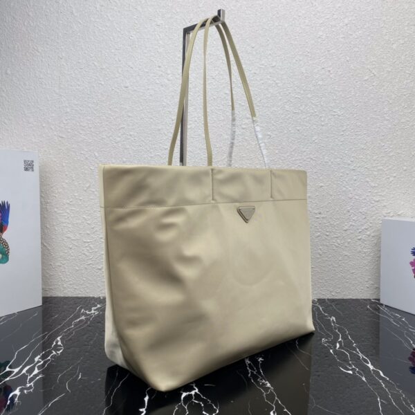 Prada Re-nylon And Saffiano Leather Tote Bag