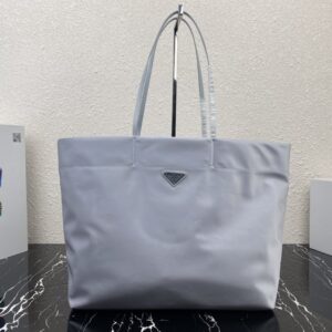 Prada Re-nylon And Saffiano Leather Tote Bag
