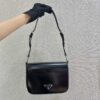 Prada Brushed leather shoulder bag