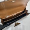 Prada Embl??me brushed-leather bag