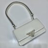 Prada Embl??me brushed-leather bag