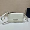 Prada Embl??me brushed-leather bag