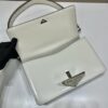 Prada Embl??me brushed-leather bag