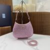 Prada Cleo satin bag with crystals