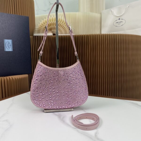 Prada Cleo satin bag with crystals