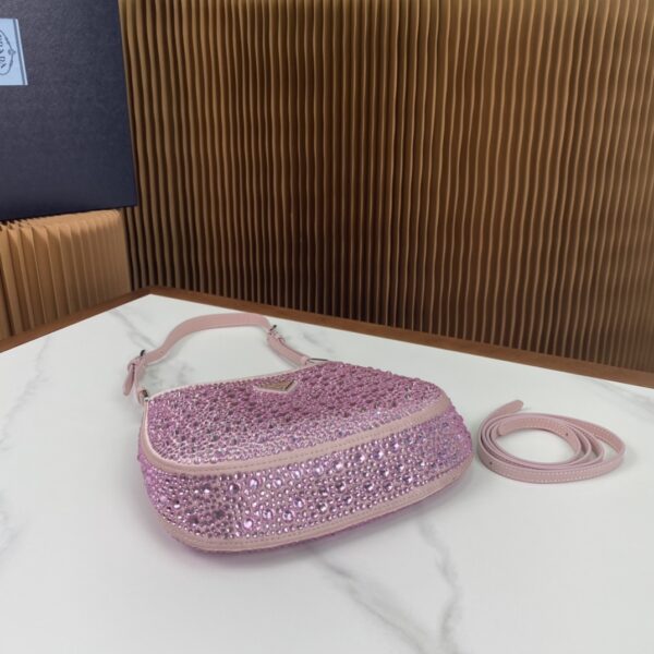 Prada Cleo satin bag with crystals