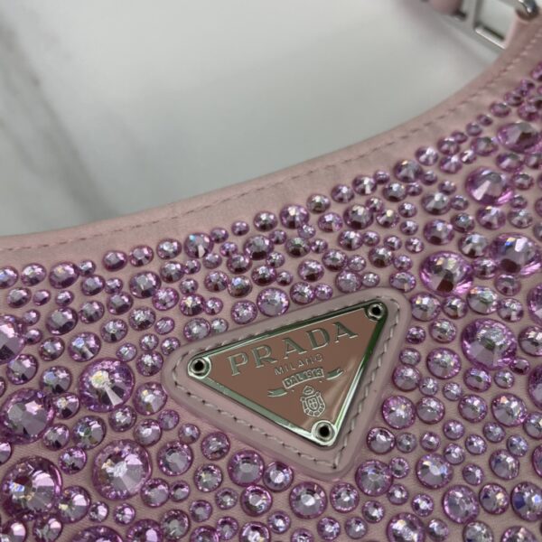 Prada Cleo satin bag with crystals