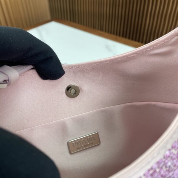 Prada Cleo satin bag with crystals