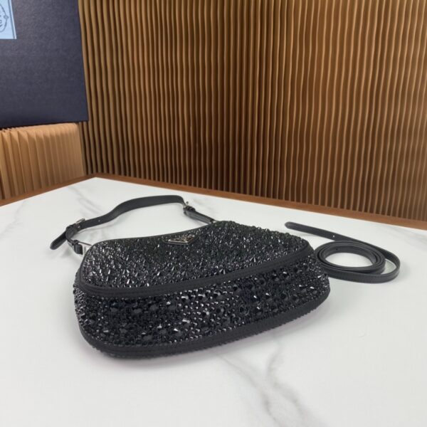 Prada Cleo satin bag with crystals