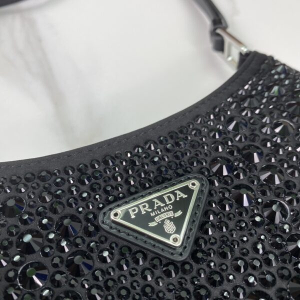 Prada Cleo satin bag with crystals