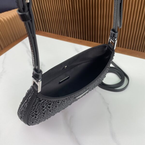 Prada Cleo satin bag with crystals